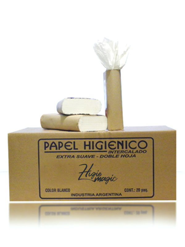 PAPEL HIGIÉNICO PRECORTADO E INTERCALADO BLANCO SUPREMO